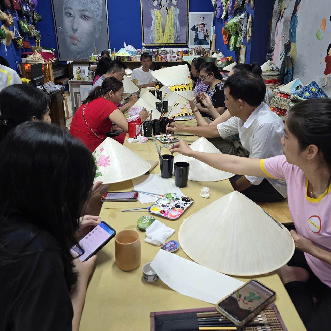 Handmade gifts at a local gallery in Saigon