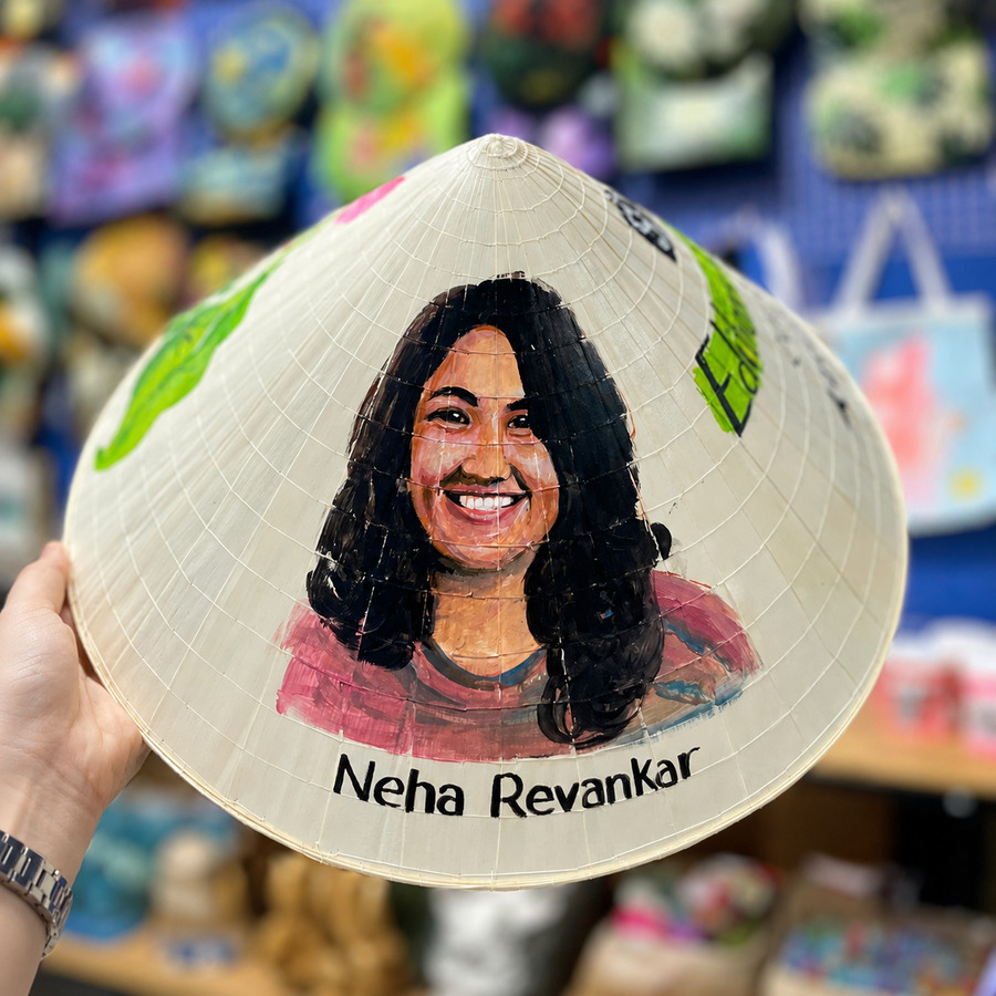 Paint your own Vietnamese conical hat in Saigon workshop