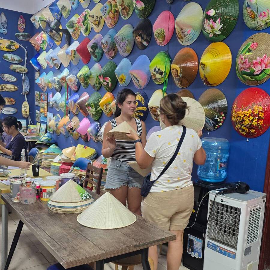 Vietnamese craft workshop after Mekong Delta tour