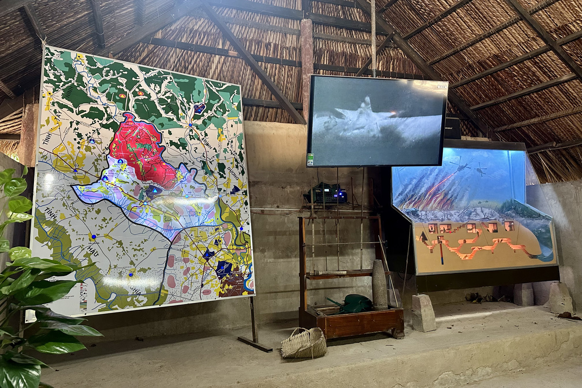 Entrance to the Cu Chi Tunnels historical site near Ho Chi Minh City
